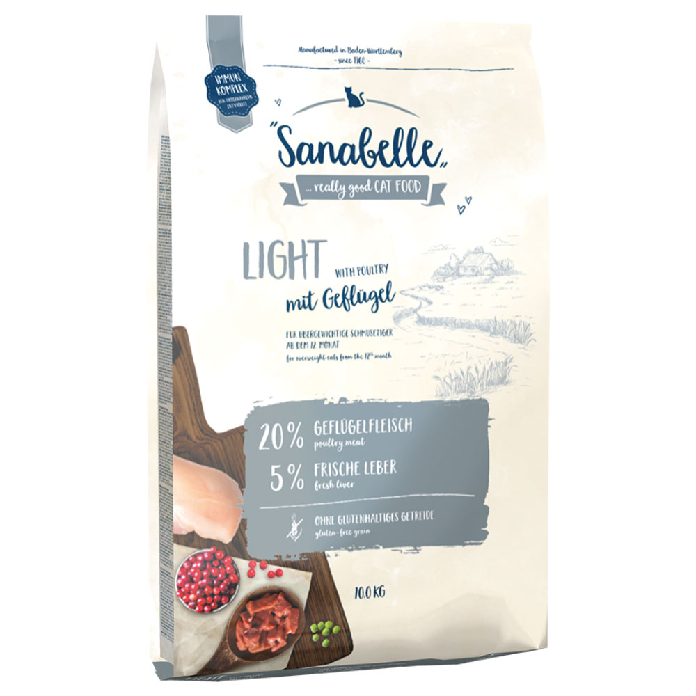 foto del prodotto sanabelle light crocchette per gatti 10 kg
