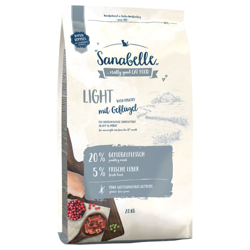 foto del prodotto sanabelle light crocchette per gatti 2 kg