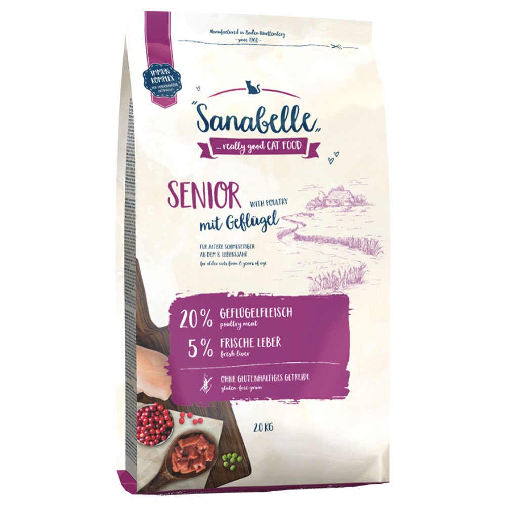 foto del prodotto sanabelle senior crocchette per gatti 2 kg
