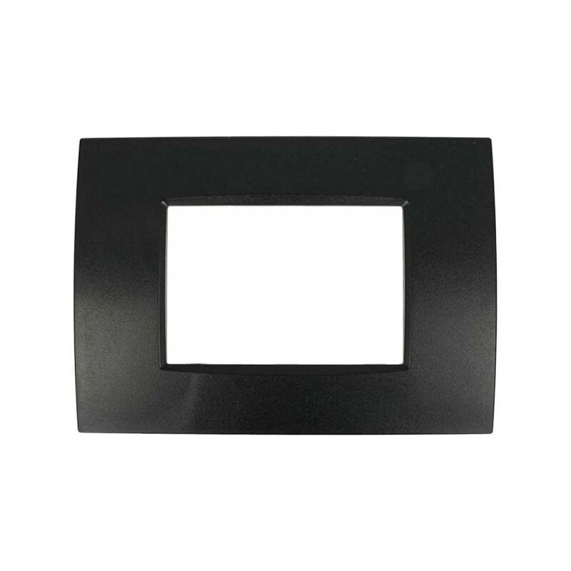 foto del prodotto sandasdon placca 503 3m posti nero lucido slim compatibile living light air sd46003 2