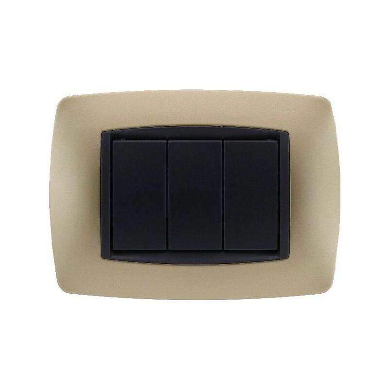 foto del prodotto sandasdon placca bomb oro satinato 503 3m compatibile living international