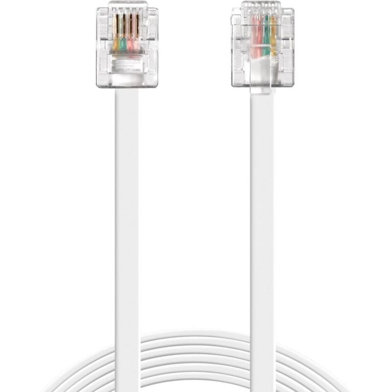 foto del prodotto sandberg - rj11-rj11 - cavo per linea fissa telefonica, 1,8 m, colore white