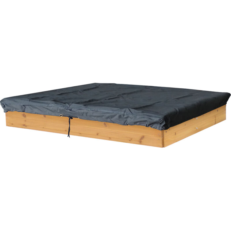 foto del prodotto sandkasten abdeckung 150x150cm schutzh lle wasserdicht quadratisch rechteckig grau