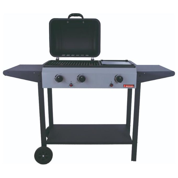 foto del prodotto sandrigarden barbecue america 3 fuochi a gas acciaio 7.5 kw