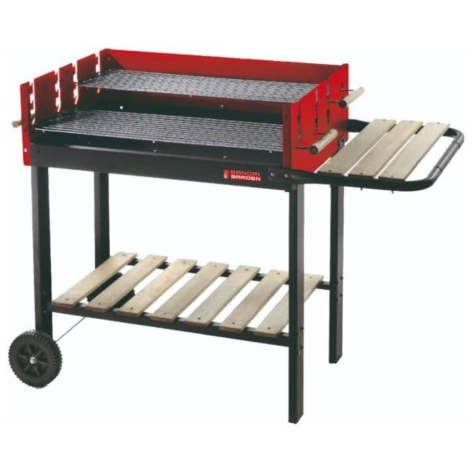foto del prodotto sandrigarden barbecue sg 73 53 con ruote 73x53cm