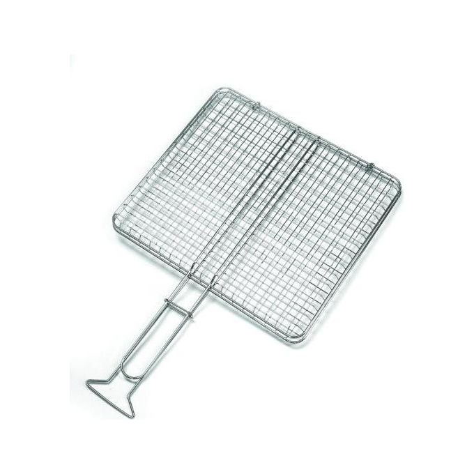 foto del prodotto sandrigarden graticola cromata e doppia senza piedi 350x400mm