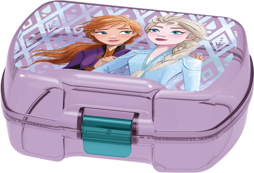 foto del prodotto sandwich box bambine disney frozen con 3 scomparti