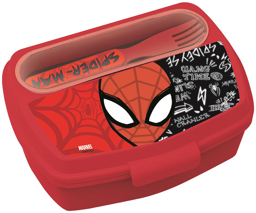 foto del prodotto sandwich box in plastica bimbi marvel spiderman
