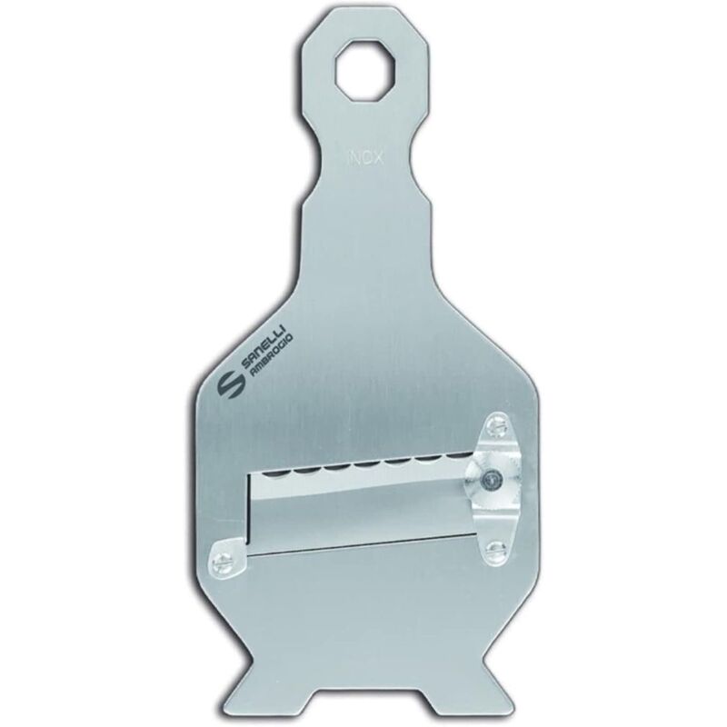 foto del prodotto sanelli ambrogio acciaio ambrogio sanelli-affettatartufi regolatore di qualità per un taglio preciso. lama ondulata, inox, inossidabile, 20.5x9.0x2.0