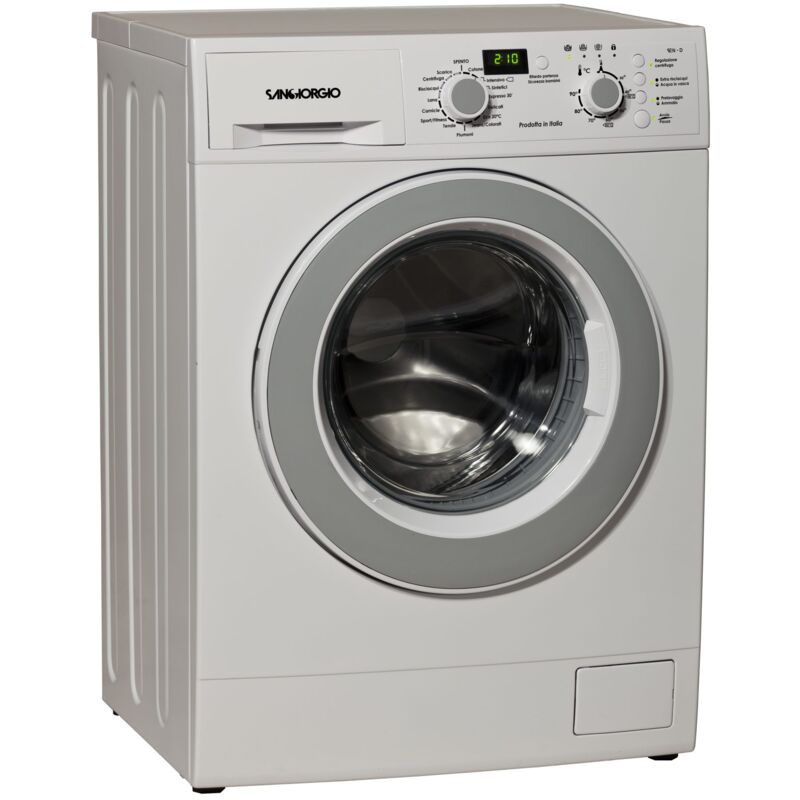 foto del prodotto sangiorgio sens912d. tipo di carica caricamento frontale. capacit cestello 9 kg, classe di efficienza della centrifuga b, silenziosit 