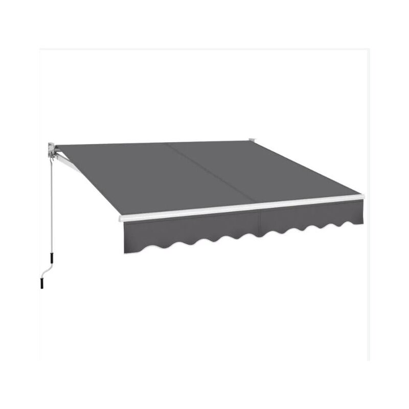 foto del prodotto sangiorgio tenda da sole a barra quadra 200x150 cm avvolgibile antracite