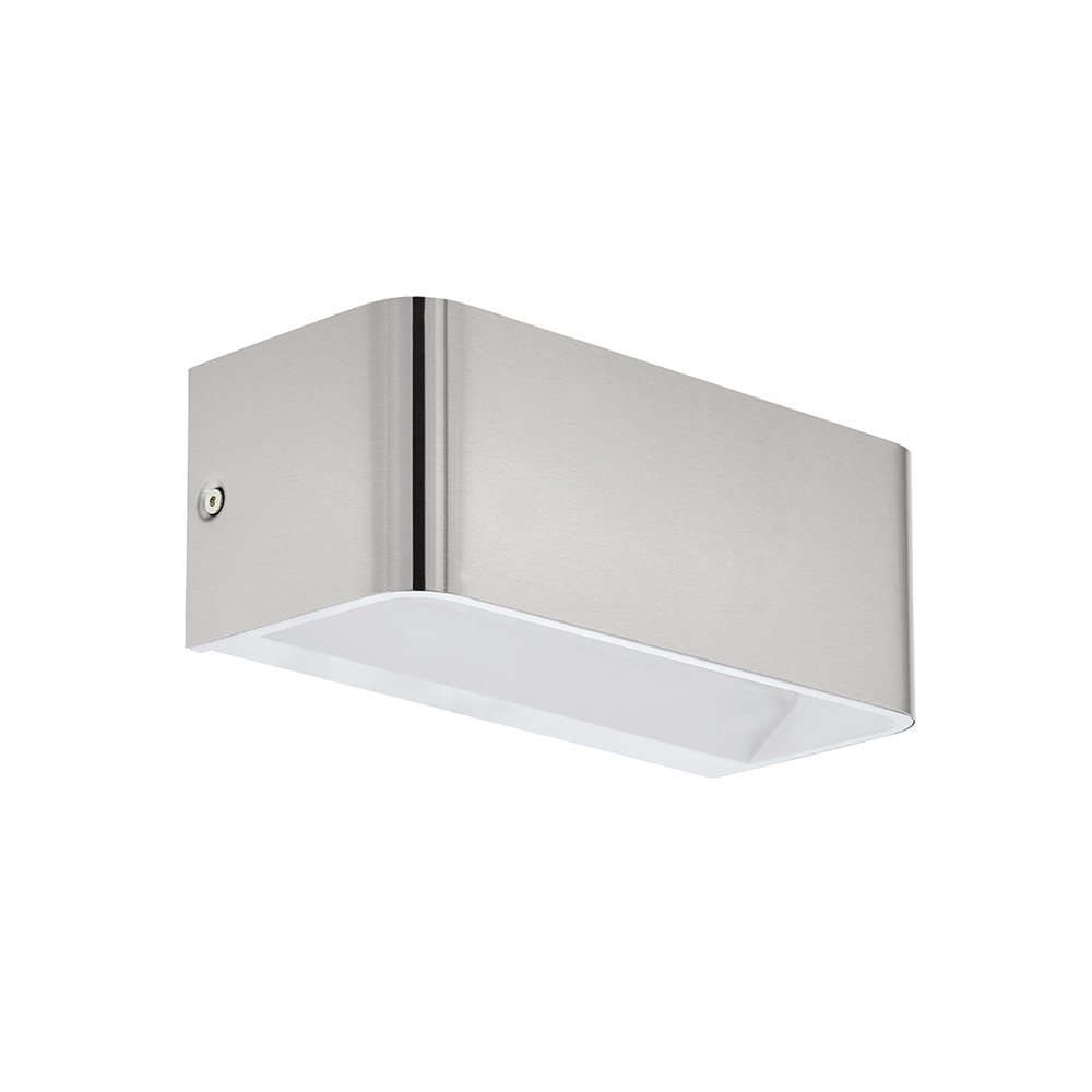 foto del prodotto sania 4 applique a led in alluminio nickel opaco 10w 3000k 1300lm 98425 eglo