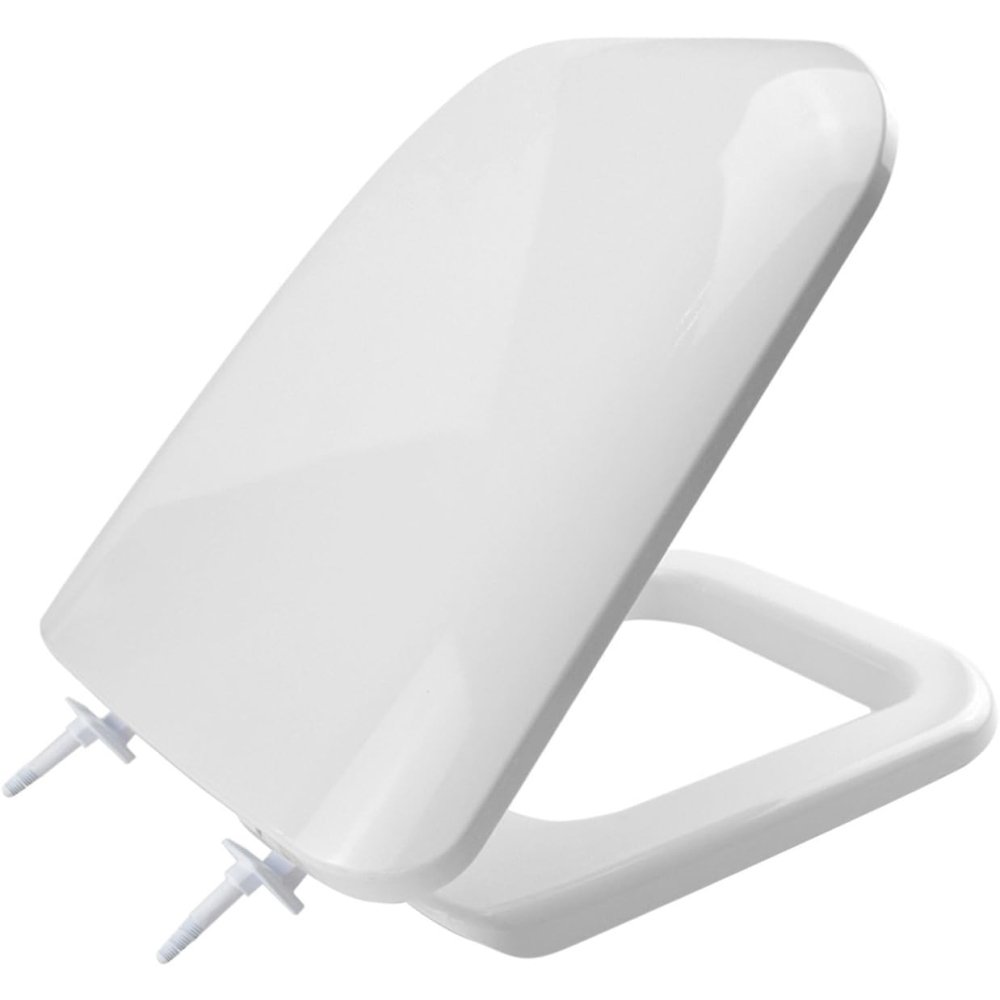 foto del prodotto saniplast 2fse192402 sedile wc, resina termoindurente, bianco, 4