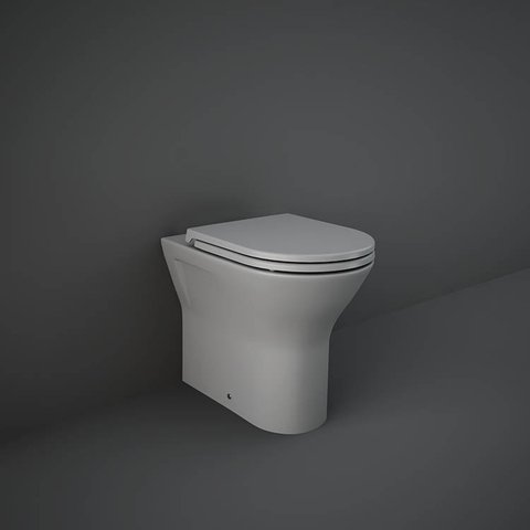 foto del prodotto sanitari filomuro feeling rak ceramics wc, bidet, copriwater soft close grigio opaco