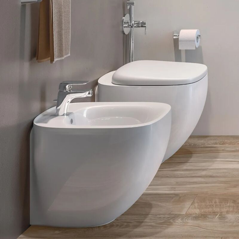 foto del prodotto sanitari filomuro rimless rak illusion con copriwater soft close