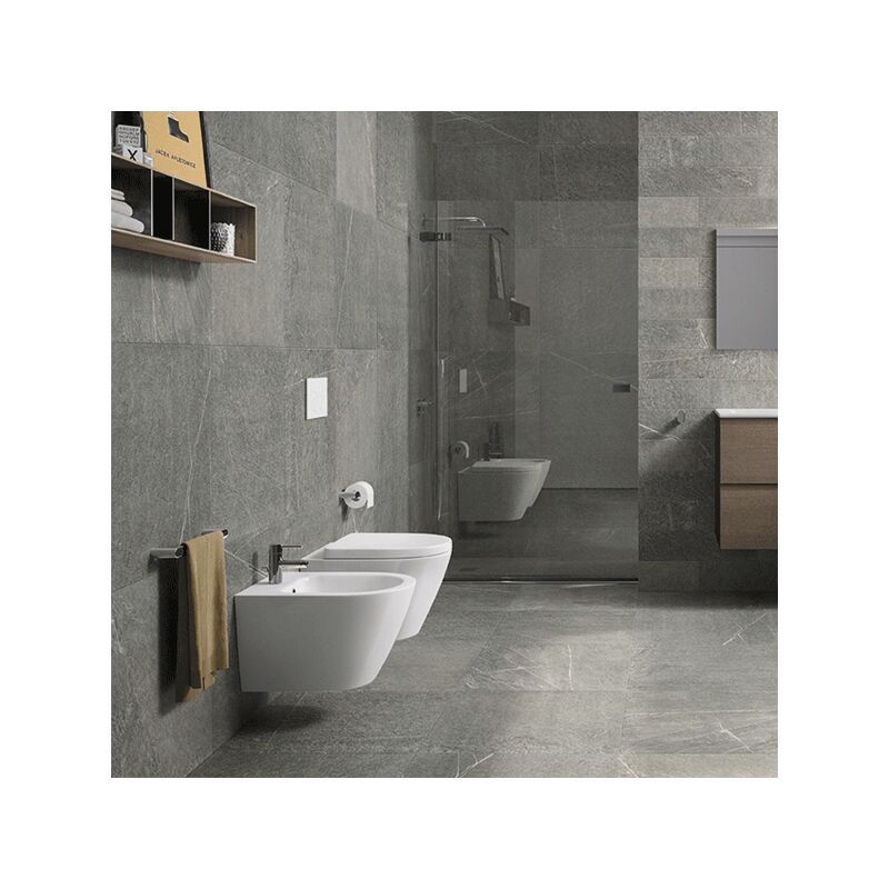 foto del prodotto sanitari sospesi resort rak ceramics wc, bidet, copriwater bianco