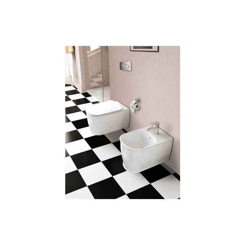 foto del prodotto sanitari sospesi rimless water e bidet copriwater soft close mues epoque