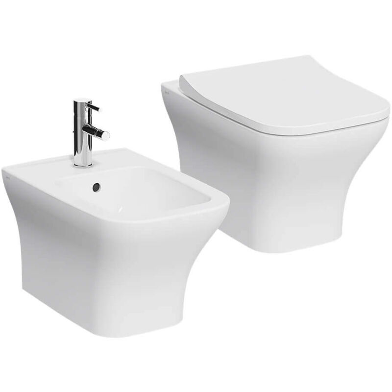 foto del prodotto sanitari sospesi vitra mia square wc rimless e bidet