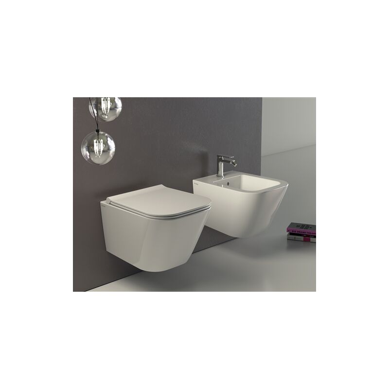 foto del prodotto sanitari stone mini sospesi salvaspazio senza brida cm 45x37 con