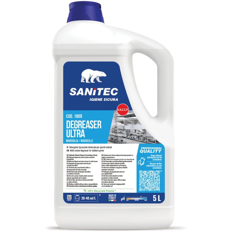 foto del prodotto sanitec ultra sgrassatore spray per sporco ostinato, 5 kg marsiglia