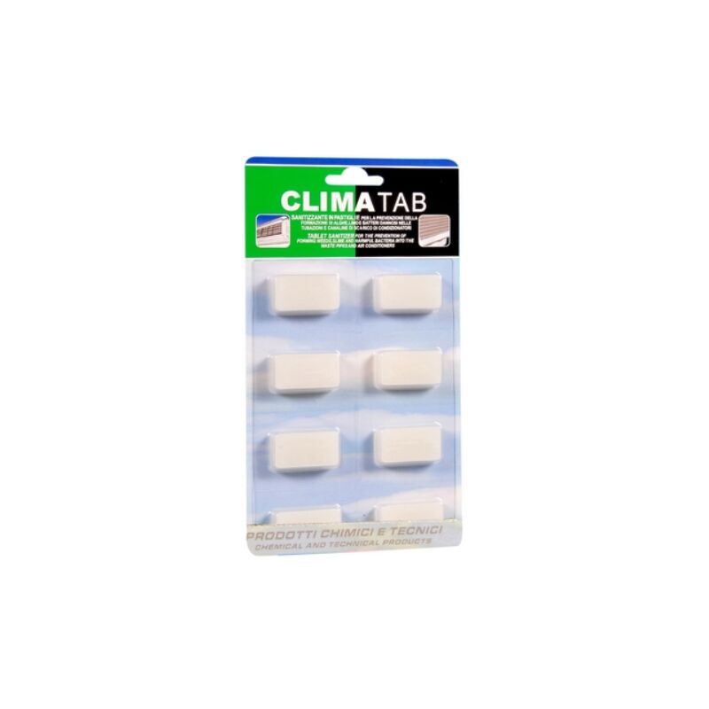foto del prodotto sanitizzante in pastiglie climatab blister blister 8 past tab facot