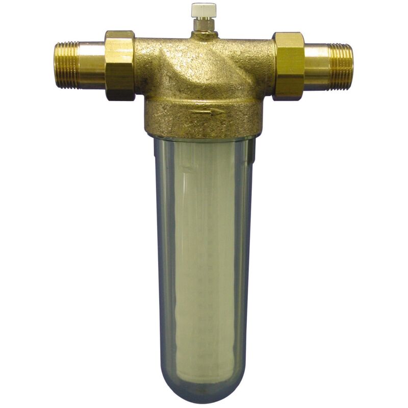 foto del prodotto sanitop wingenroth sanitop wingenroth 14320 2 filtro dell acqua domestica av 16 3 4 con 2 filettature esterne, av 16 filtro, 1 st ck 1er pack 