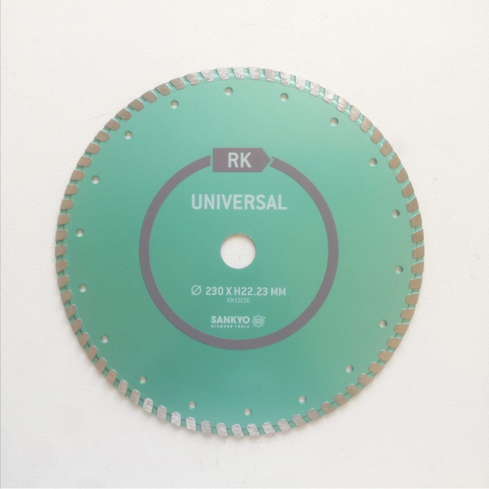 foto del prodotto sankyo disco diamantato rk universale da 230mm per edilizia