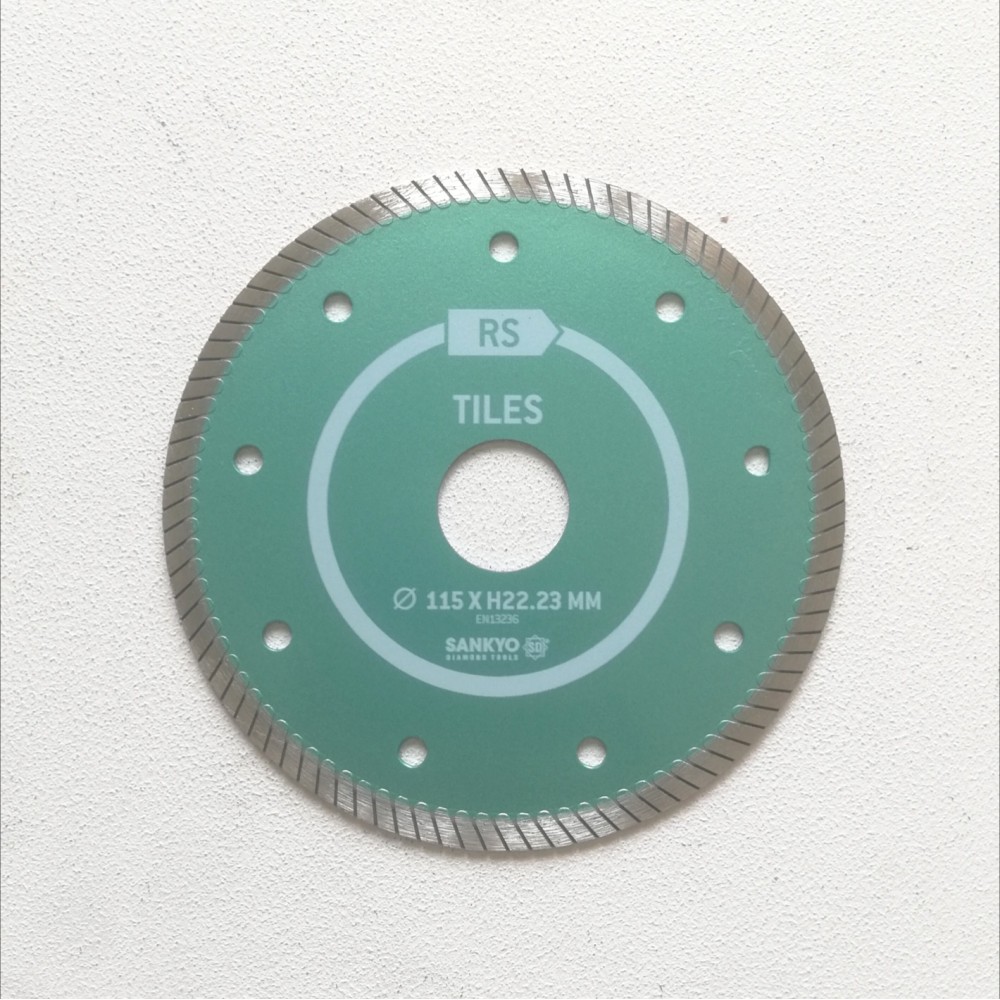 foto del prodotto sankyo disco diamantato rs universale da 115mm per taglio piastrelle