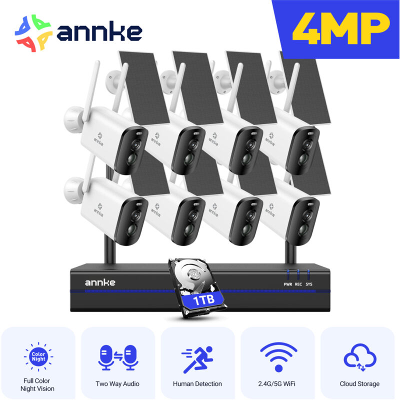 foto del prodotto sannce 5mp wireless telecamera di sicurezza accesso remoto per n48whe nvr