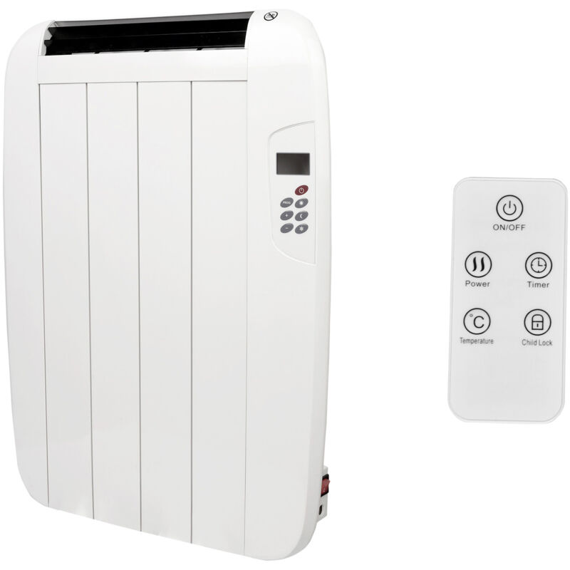 foto del prodotto sannover radiatore elettrico in alluminio murale celerad 600 w