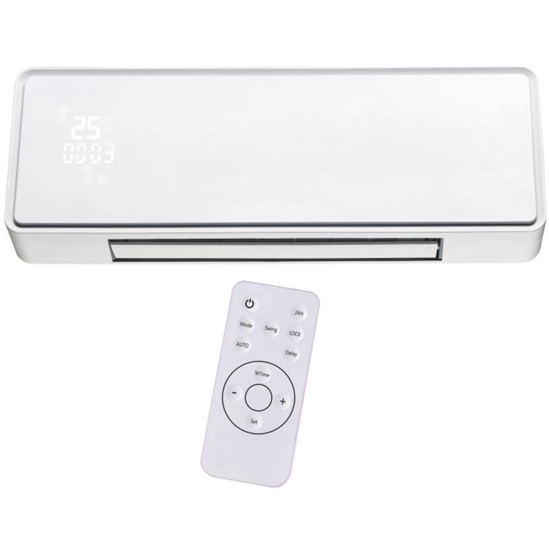 foto del prodotto sannover termoventilatore split ceramico elettrica parete otelya luxe 2000 w bianco
