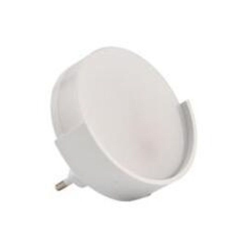 foto del prodotto sans marque luce notturna a led su presa con rilevamento crepuscolare, bianco neutro