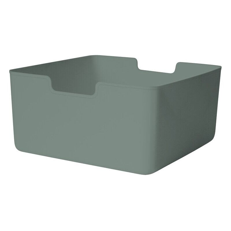 foto del prodotto sans marque m kub sage 2 contenitore in plastica riciclata h.15 x l.31 x p.31 cm