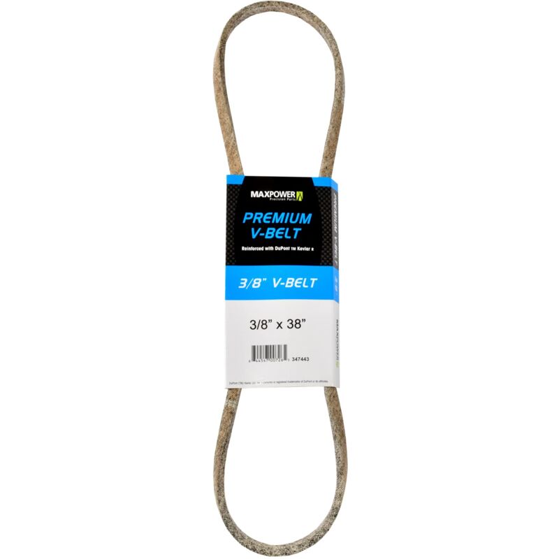 foto del prodotto sans marque maxpower cinghie 347443, rinforzante in kevlar, 3 8 x 38 3l380 lunghezza esterna l a 970 mm.