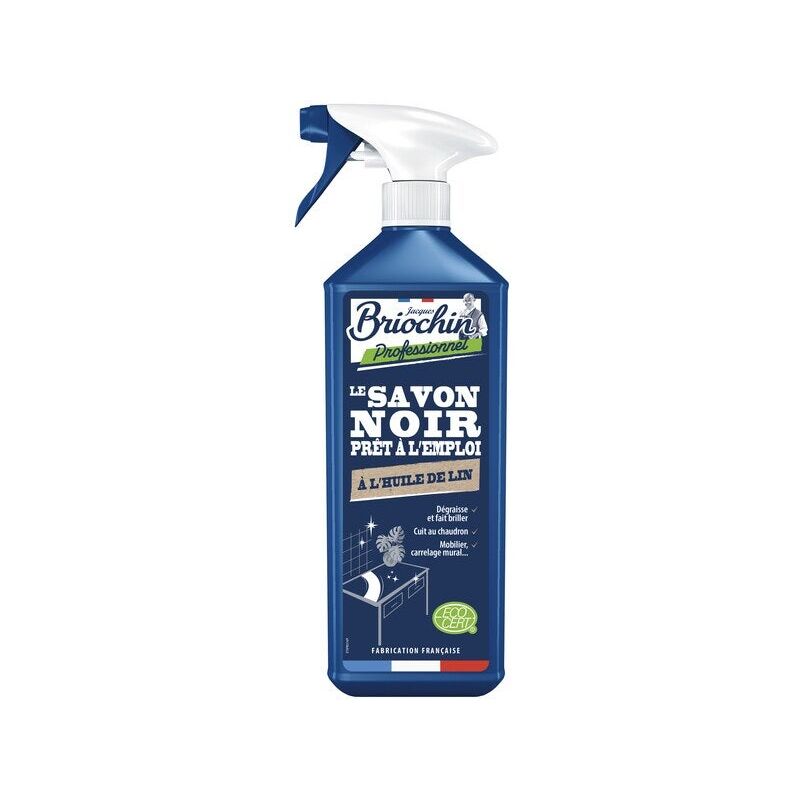 foto del prodotto sans marque sapone nero pronto all uso all olio di lino ecocert 750 ml jacques briochin professionnel