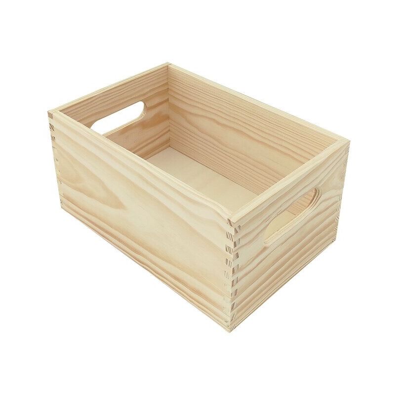 foto del prodotto sans marque scatola in pino grezzo 30x20x15 cm
