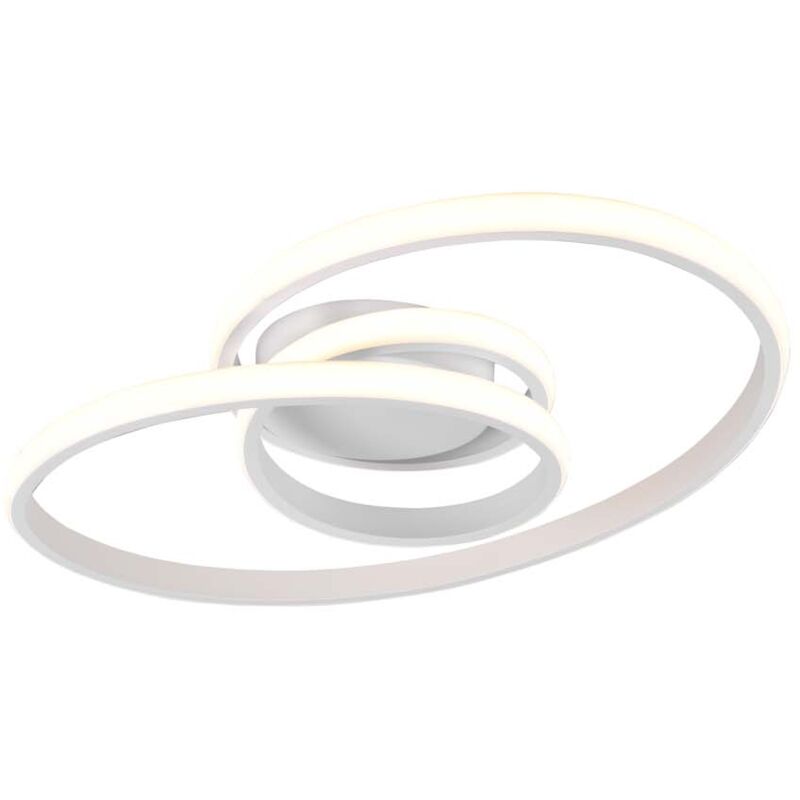 foto del prodotto sansa plafoniera led infinito bianca con regolazione intensita interruttore d. 50cm