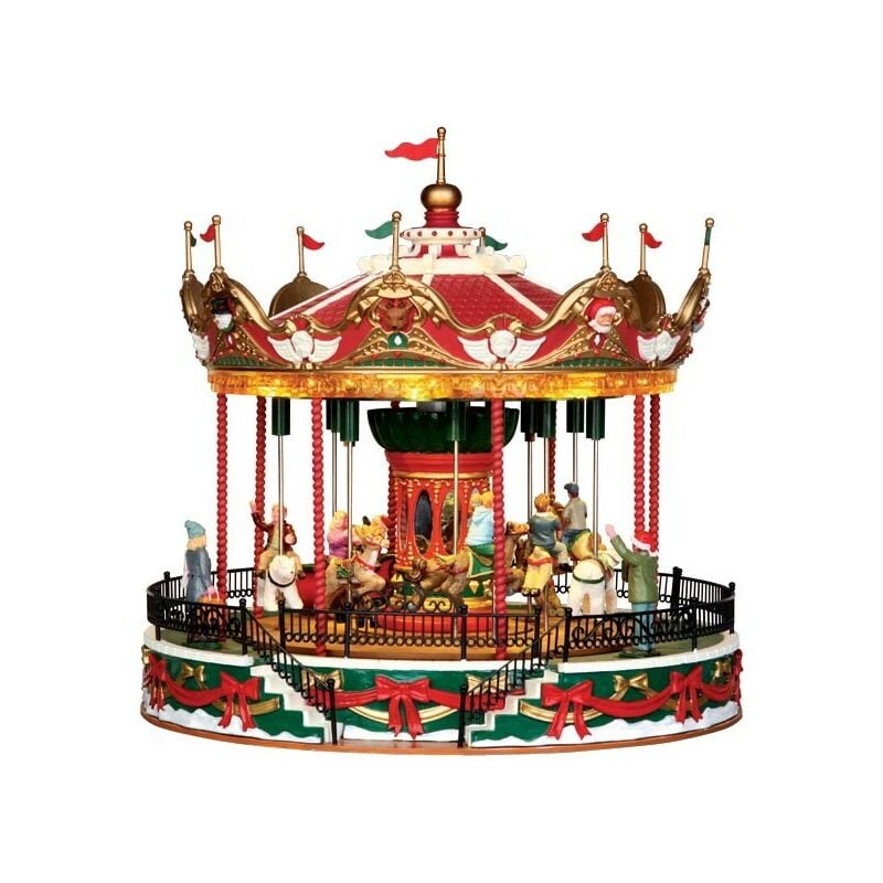 foto del prodotto santa carousel con alimentatore 4.5v cod. 34682