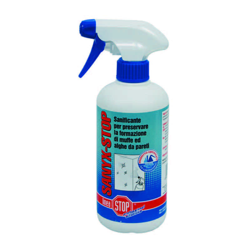 foto del prodotto sanyx stop sanificante per preservare formazione di muffe o alghe ml.500 in flacone spray