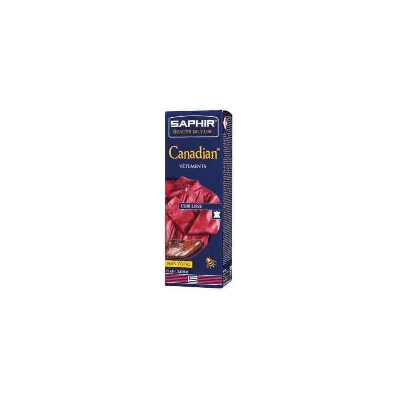 foto del prodotto saphir crema lucidascarpe canadese in tubetto 75ml marrone
