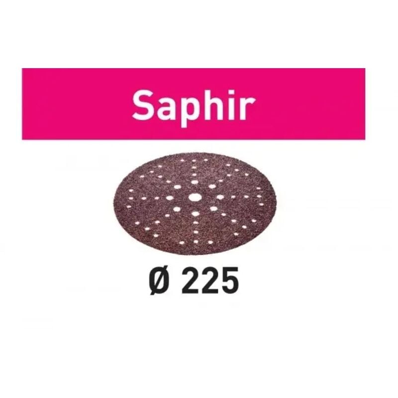 foto del prodotto saphir disco abrasivo 225 mm 25 pz. p24 festool