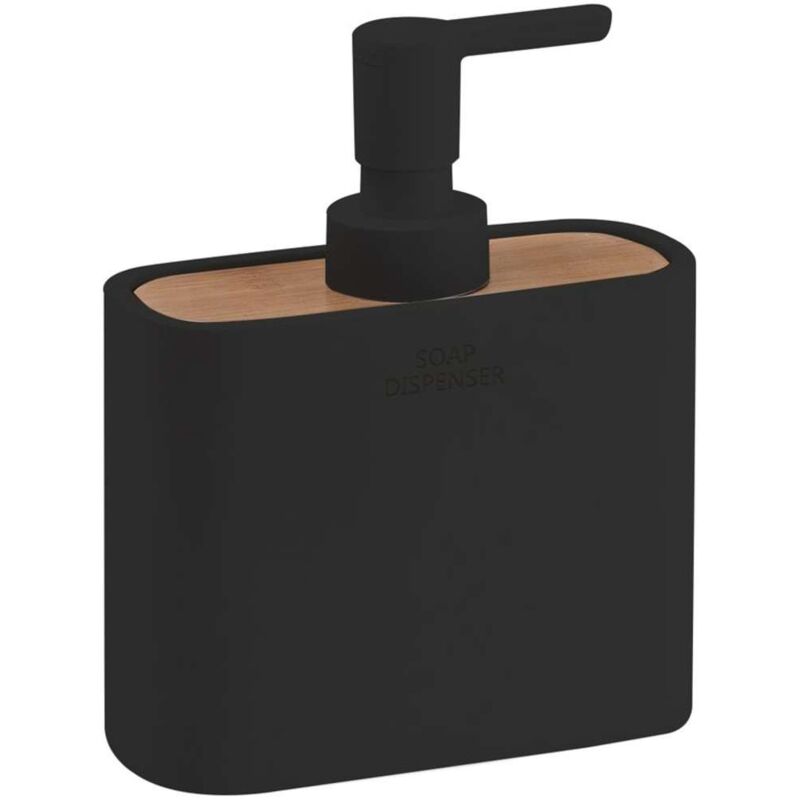 foto del prodotto sapho accessori bagno gedy dispenser di sapone ninfea per stand di piedi, nero bamb 138014