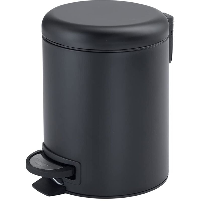 foto del prodotto sapho accessori bagno gedy pattumiera 3 l, soft close, nero opaco 320914