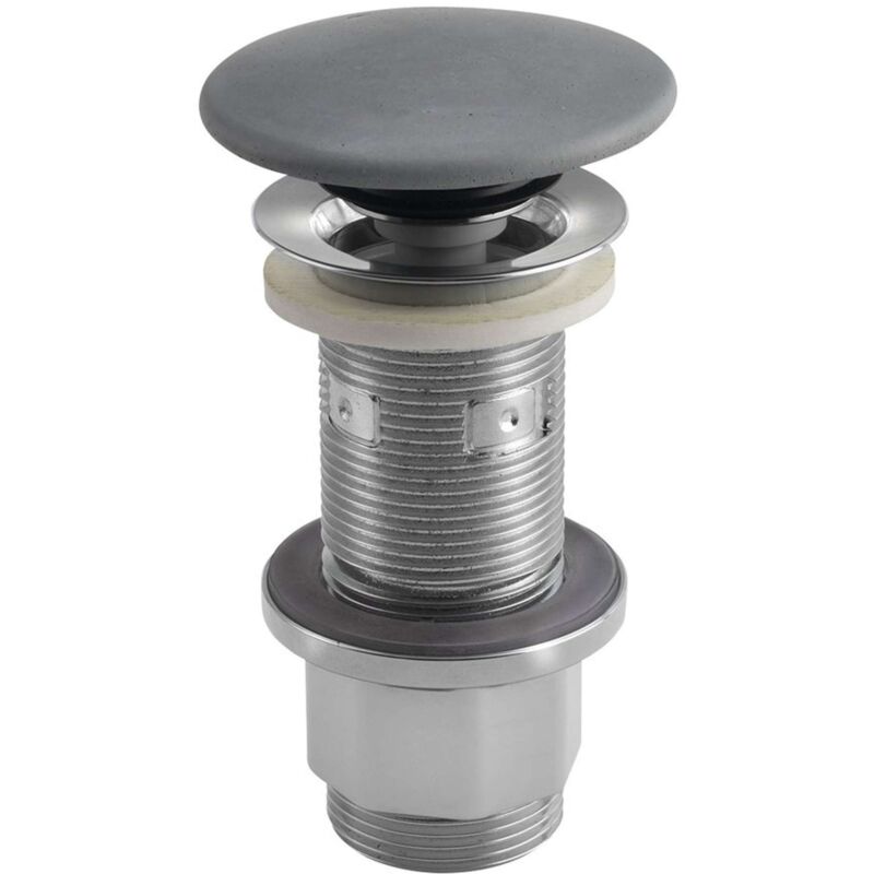 foto del prodotto sapho accessori piletta di scarico, clickclack, grigio fg917