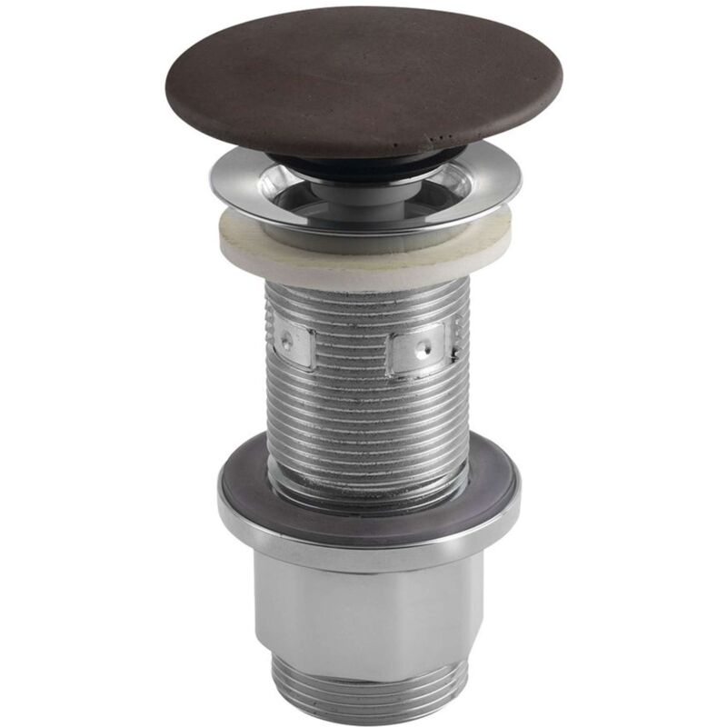 foto del prodotto sapho accessori piletta di scarico, clickclack, marrone scuro fg915
