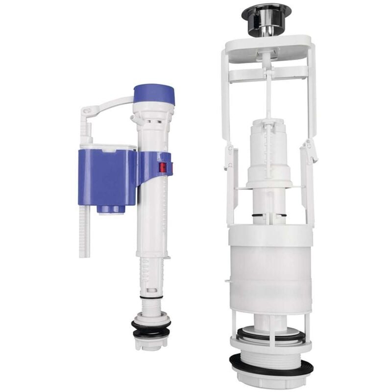 foto del prodotto sapho accessori set di scarico con doppio pulsante, riempimento dal basso, cromato ssuv12