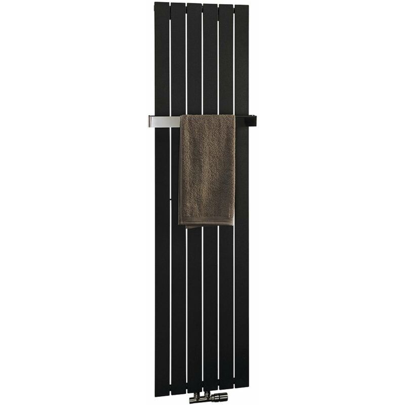 foto del prodotto sapho colonna scaldasalviette 45x180 cm, 910 w, bianco, ardesia con struttura ir147