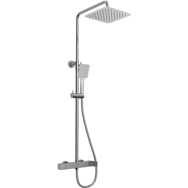 foto del prodotto sapho cubemix set doccia con miscelatore, 25x25 cm, cromo cm139