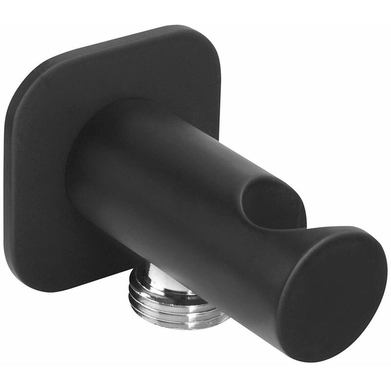 foto del prodotto sapho docce presa d acqua a muro con supporto doccia, nero opaco sg403ne