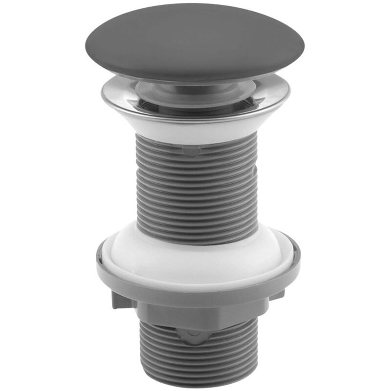 foto del prodotto sapho infinity piletta di scarico click clack per lavabo, antracite 38tp0162i